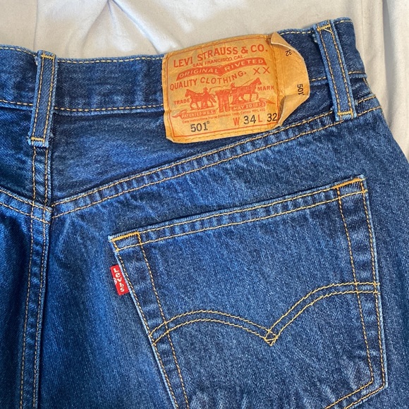 Levi 501 Mens Jeans - Picture 3 of 4